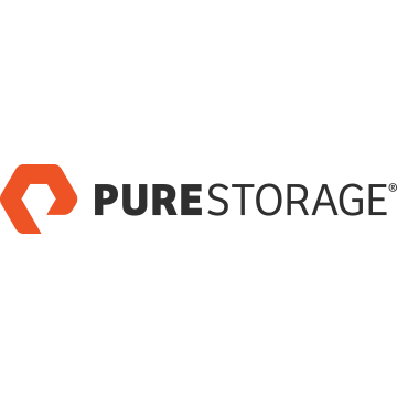 Pure Storage Logo Pure Storage Logo - Black sans-serif type with orange icon to left