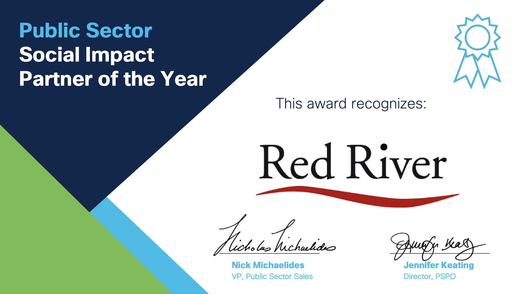 Cisco Names Red River Public Sector Social Impact Partner of the Year