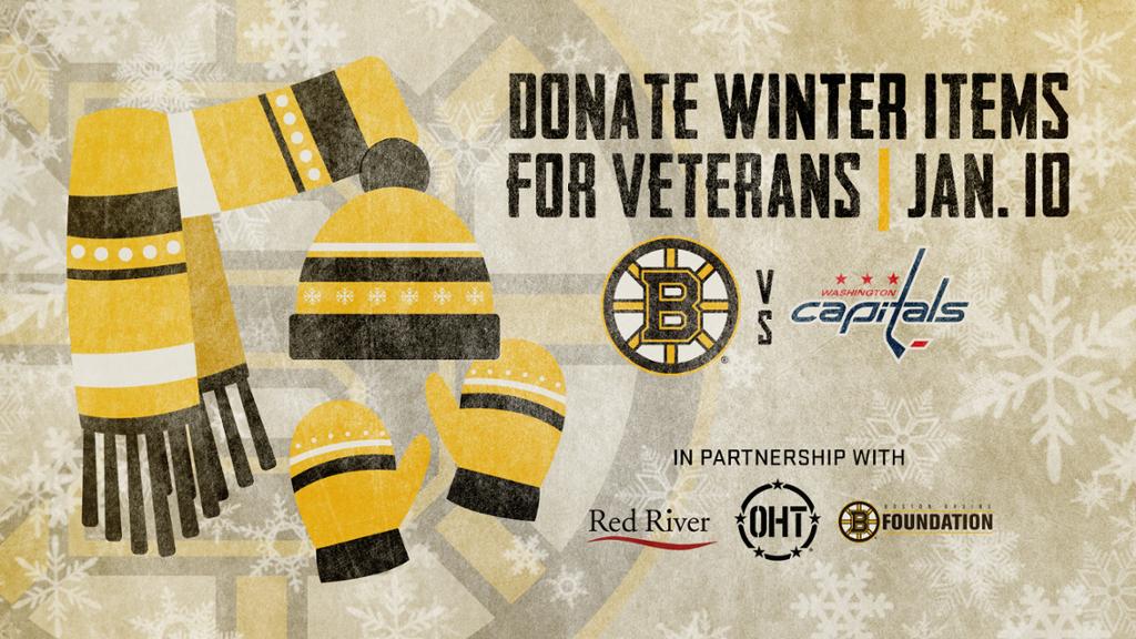 BBF To Collect Winter Items & Donations During Bruins-Capitals Game