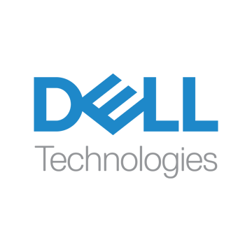 Dell Logo - Gray and blue sans-serif type