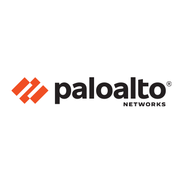 Palo Alto Networks Logo - Black sans-serif type with orange icon to left