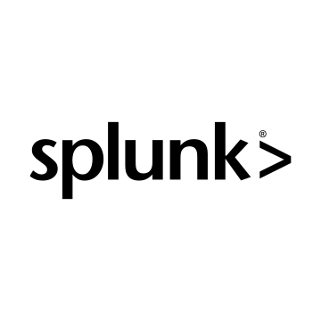 Splunk Logo - Black sans-serif type with arrow to right
