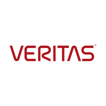Veritas Logo - Blood red sans-serif type