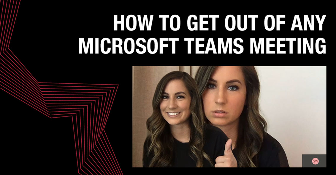 How To Get Out of a Microsoft Teams Meeting The Fake Freeze