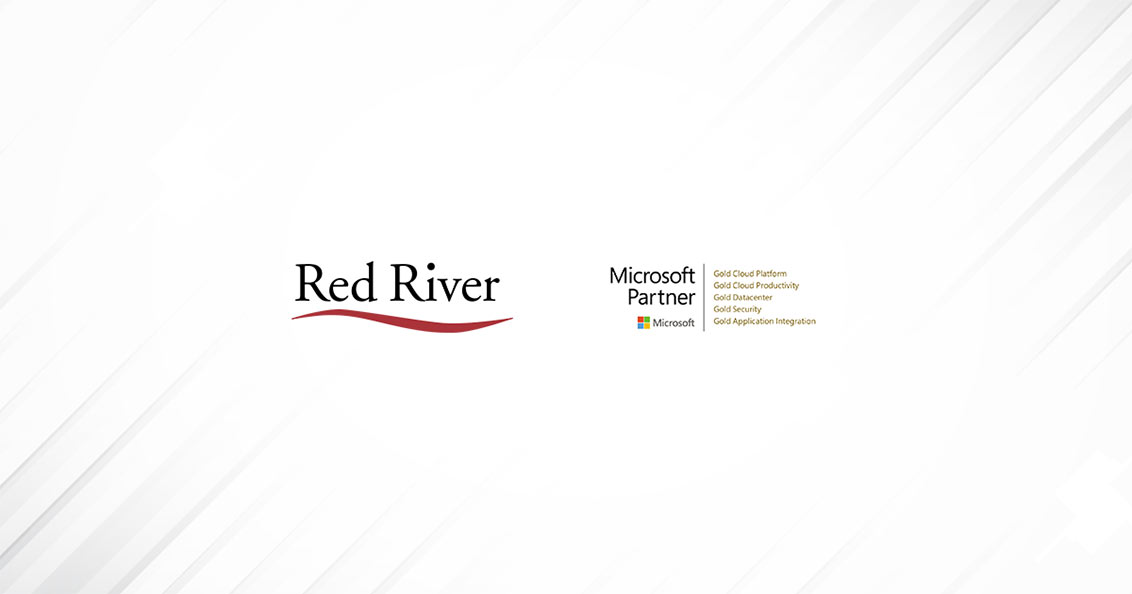 Graphic showing Red River and Microsoft Partner logos