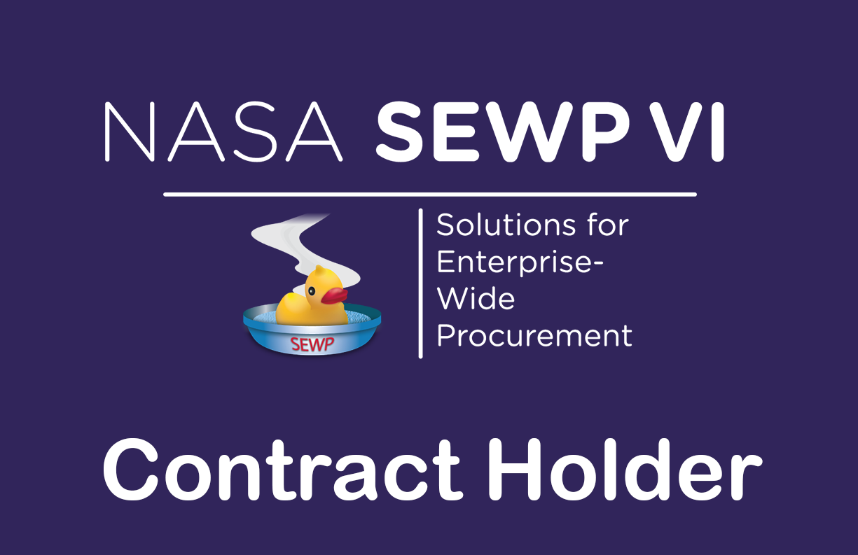 ContractHolder_logo NASA SEWP Badge with yellow duck in a bowl of water